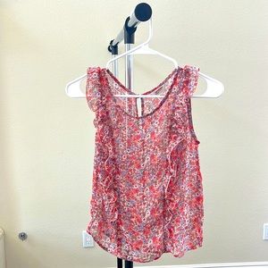 Hippie Style Ruffled Tank